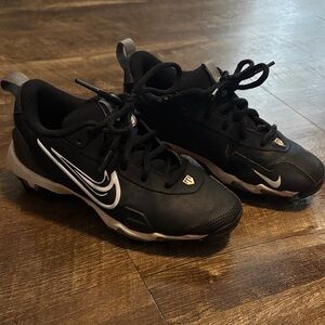 Nike Kids Black Baseball Cleats